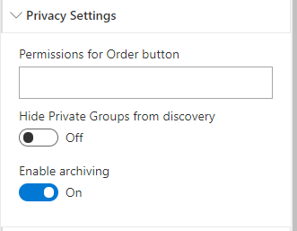 Enable archiving